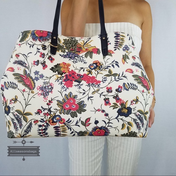 Tory Burch Kerrington Square Tote Gabriella floral - Picture 4 of 8